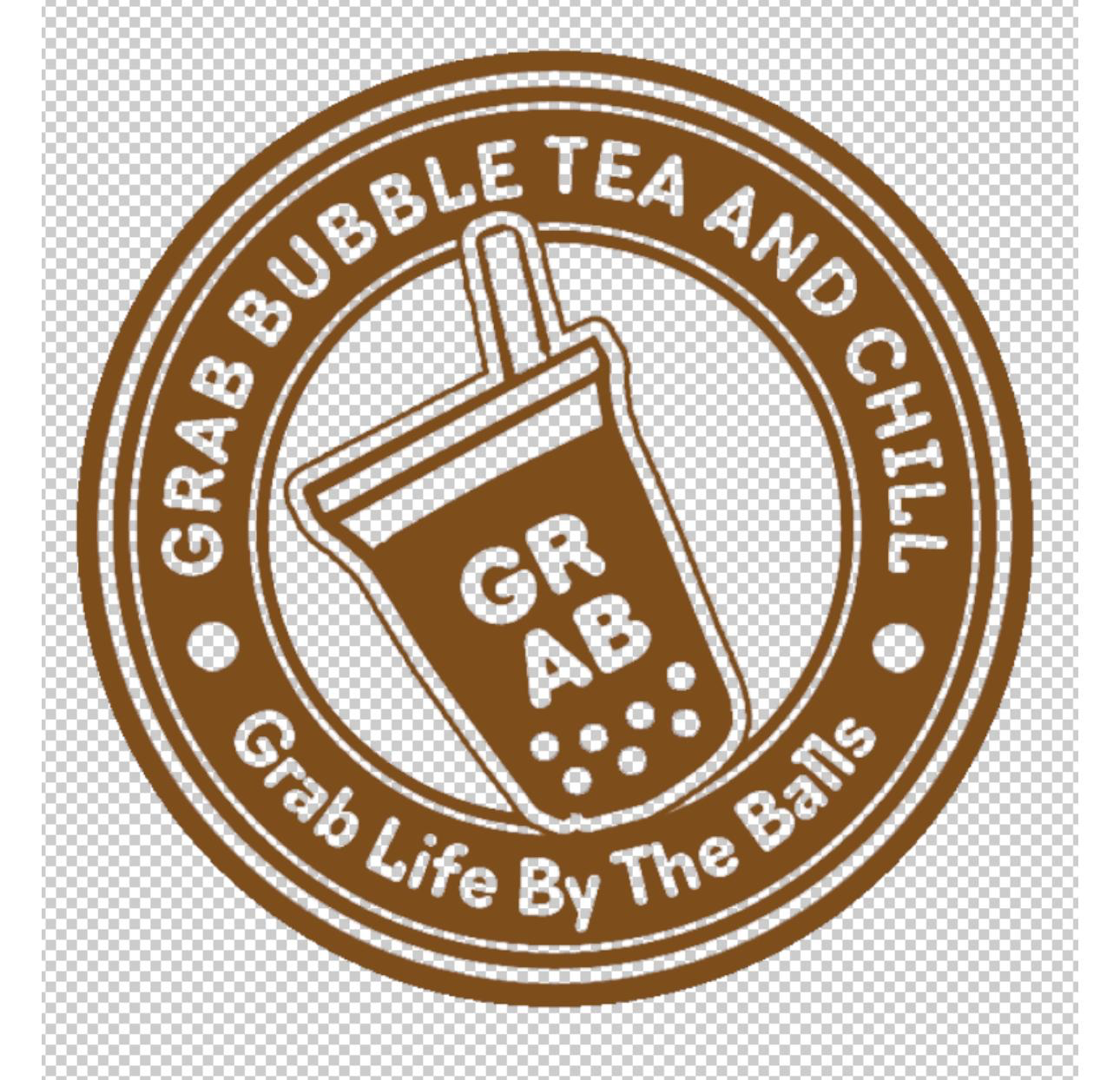 Grab Bubble Tea and Chill logo